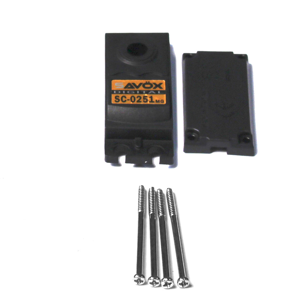 TOP & BOTTOM SERVO CASE WITH 4 SCREWS – Servos.net