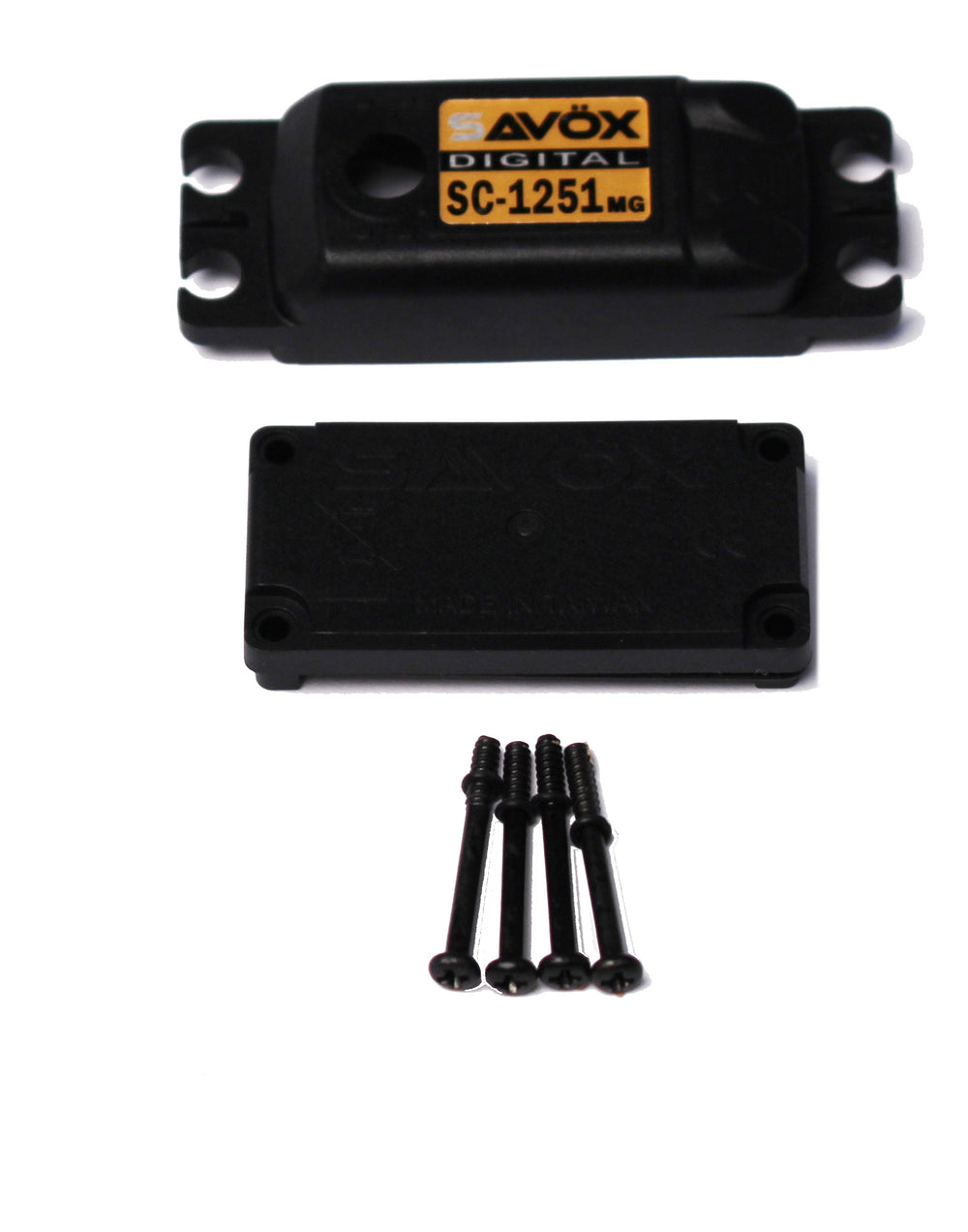 TOP & BOTTOM SERVO CASE WITH 4 SCREWS – Servos.net